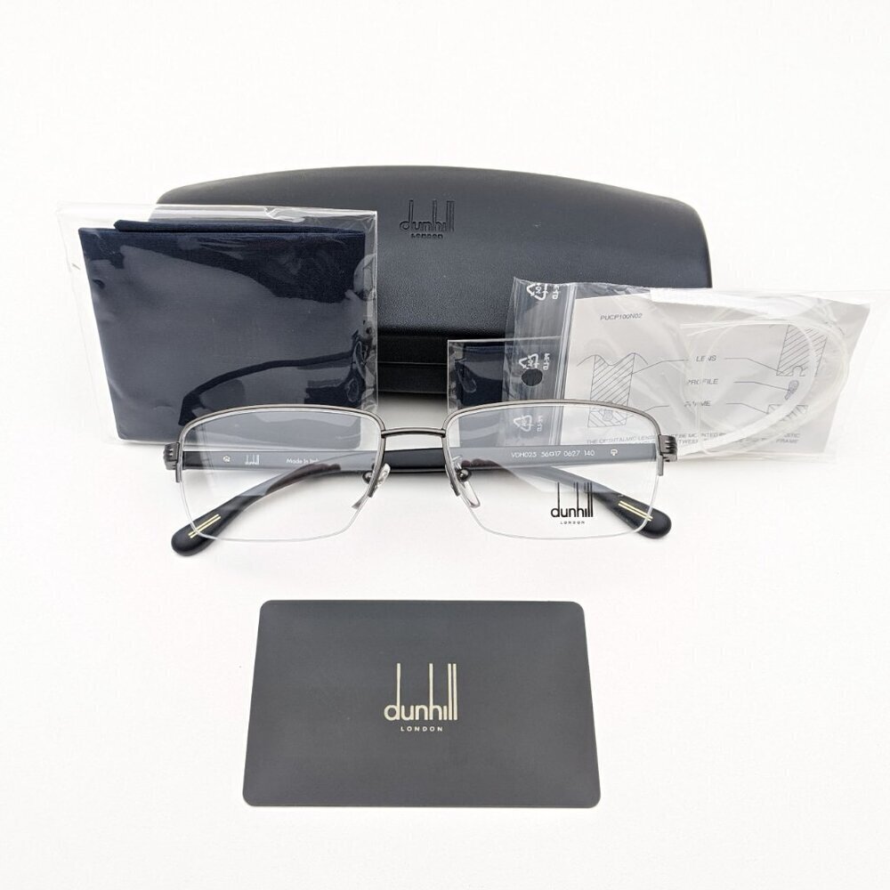 🕶️Made in Italy! Dunhill VDH025 Eyeglasses 56/17 140 | ALT209🕶️